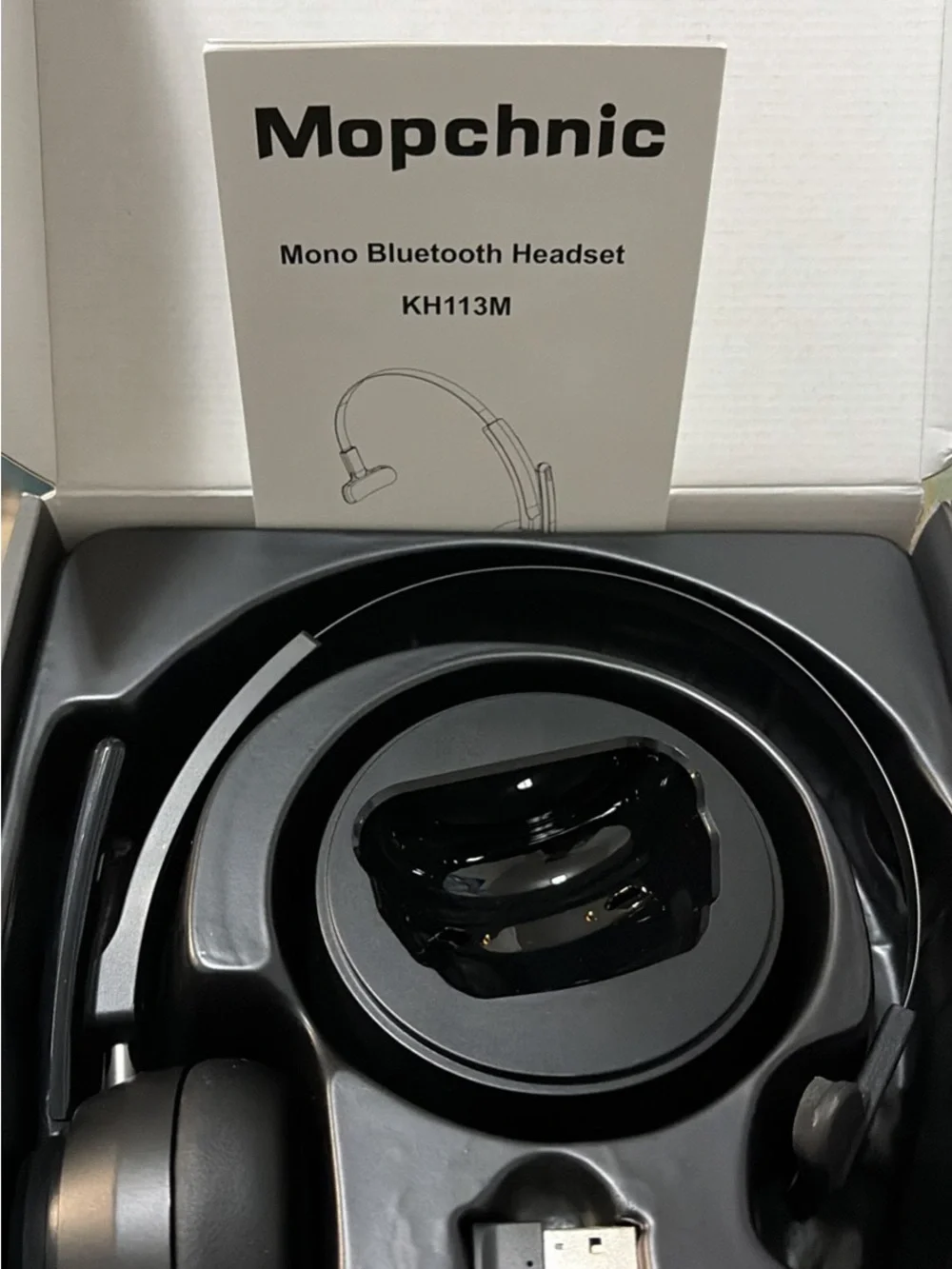 Mopchnic Mono Bluetooth Headset in Black